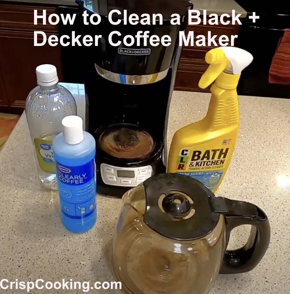 Products to clean black and decker coffe maker