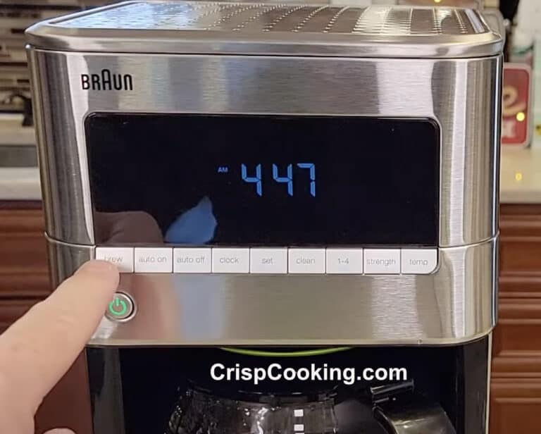 How To Set Clock On Braun Coffee Maker crispcooking.com