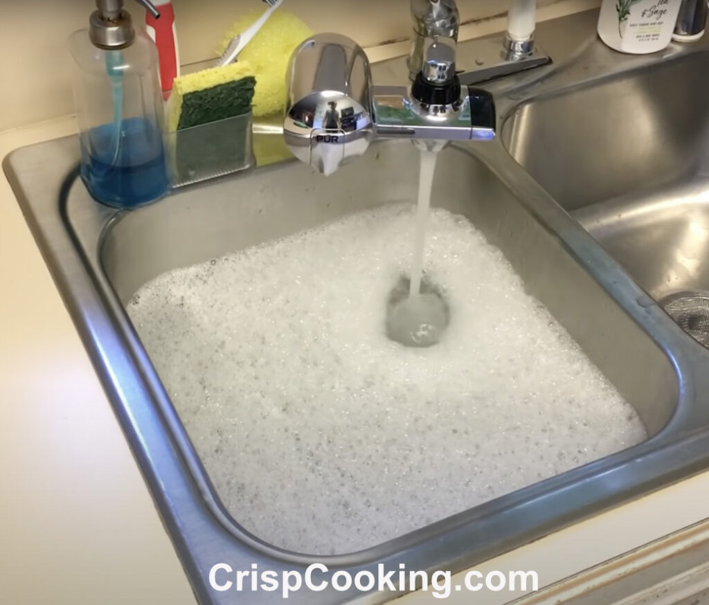 Add Soap to the water
