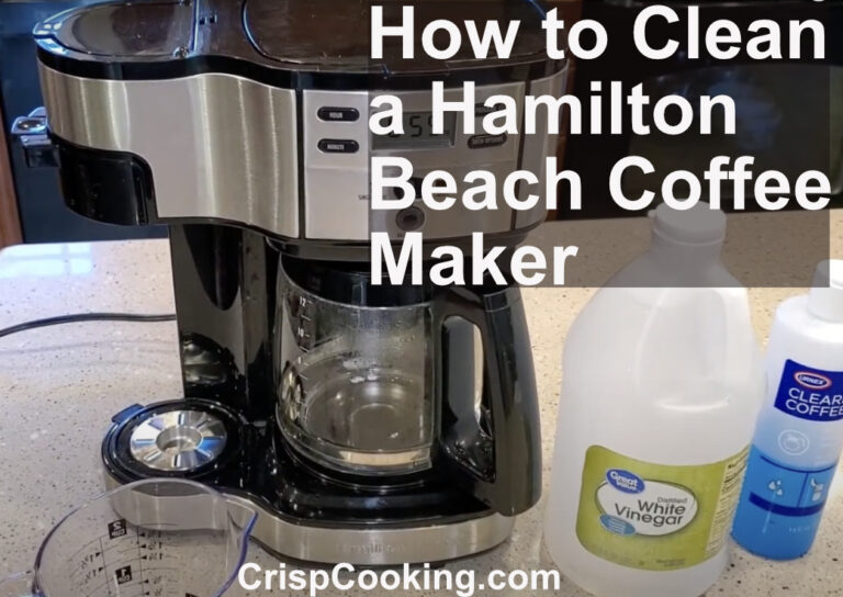 How to clean a hamilton beach coffee maker