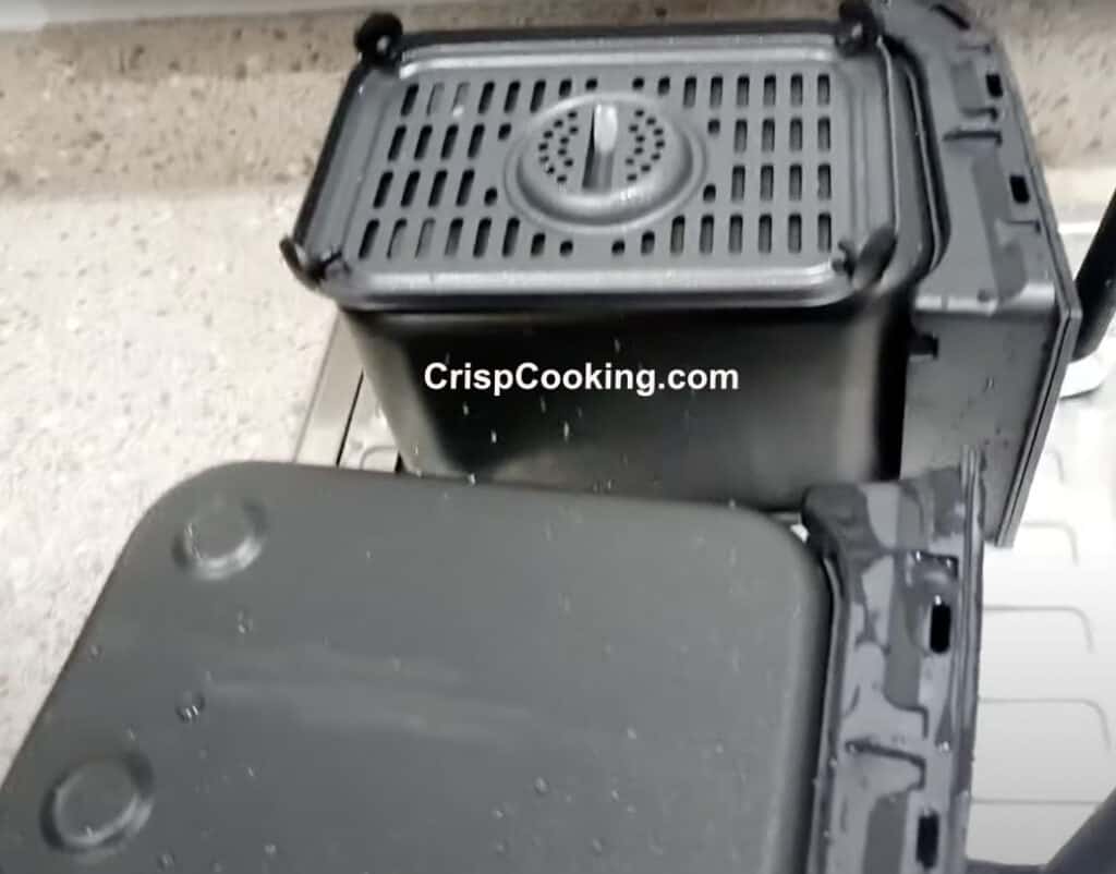 Air dry Ninja Air fryer Baskets and Crisper plates