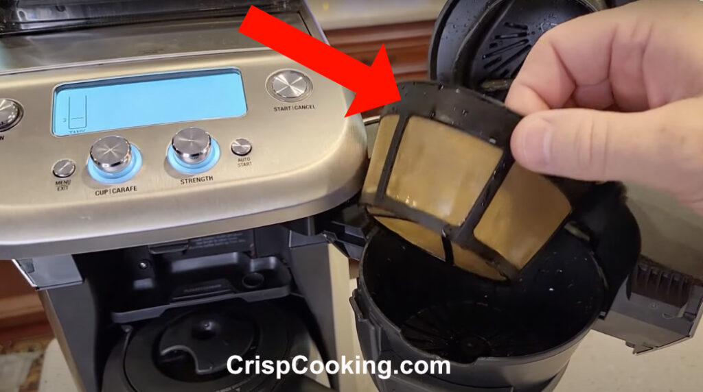 Remove Coffee Filter on Breville Coffee Maker